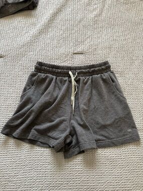 Women’s Gray Drawstring Lounge Shorts